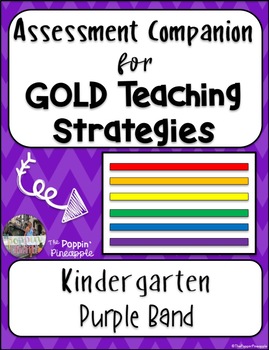 Preview of Assessment Companion for GOLD Teaching Strategies (Kindergarten)