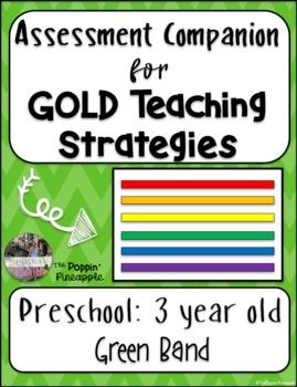 Preview of Assessment Companion for GOLD Teaching Strategies (Preschool)