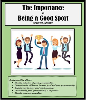 Preview of GOOD SPORT -  Teamwork -  Sportsmanship - Teams - Life Skills