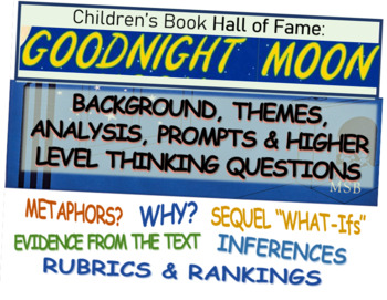 Preview of GOODNIGHT MOON - Children's Book Hall of Fame - slides, handouts, & more
