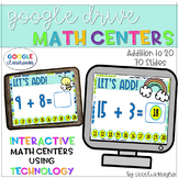 GOOGLE CLASSROOM Math Centers Addition to 20  Distance Learning