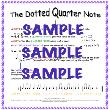 dotted quarter note symbol