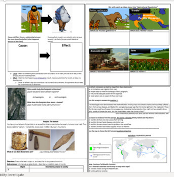 Preview of GOOGLE DRIVE: ENL Global - Paleo/Neo, Mesopotamia, Egypt, and Judaism!