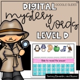 GOOGLE Classroom™ 50 Level D Mystery Sight Words for Dista
