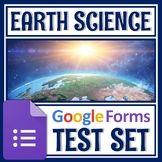 GOOGLE FORMS Earth Science Test BUNDLE FULL YEAR NGSS MS-ESS