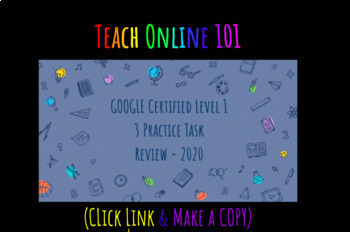 Preview of GOOGLE Level 1 Practice Tasks