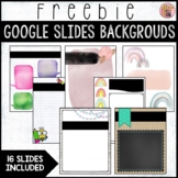 GOOGLE SLIDES BACKGROUNDS & TEMPLATES - FREEBIE (FRENCH OR