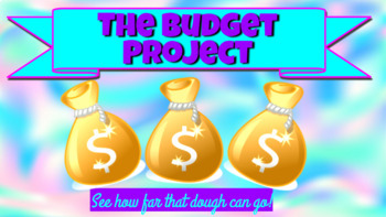 Preview of GOOGLE SLIDES Digital Budget Project 