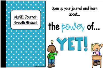 Preview of GOOGLE SLIDES: GROWTH MINDESET JOURNAL- SOCIAL AND EMOTIONAL LEARNING