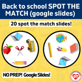 GOOGLE SLIDES VERSION:BACK TO SCHOOL themed virtual spot i