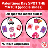 GOOGLE SLIDES valentines day spot the match virtual game
