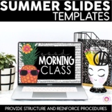 Summer Themed Slide Templates | Distance Learning | For Go