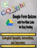 GOTech!! Google Form Quizzes - Ecological Pyramids, Intera