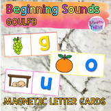 GOULFB Beginning Sounds Magnetic Letter Cards