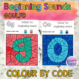 GOULFB Beginning Sounds NO PREP Colour by Code Worksheets