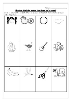 goulfb colour and write starting sounds worksheet booklet jolly phonics grp 3