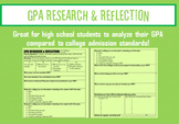 GPA Research & Reflection