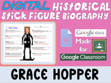GRACE HOPPER - Digital Stick Figure Mini Bios for Women's 