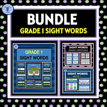 Preview of Language Foundations| Reading| Grade 1 Sight Words| Google Slides| Printables
