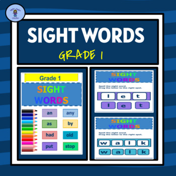 Preview of Language Foundations| Reading and Writing| Sight Words| Grade 1| Google Slide