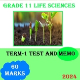 GRADE 11 LIFE SCIENCE TERM -1 TEST & MEMORANDUM