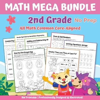 Preview of GRADE 2 MATH MEGA BUNDLE -- ALL CCSS COVERED
