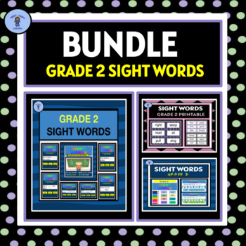 Preview of Language Foundations| Reading| Grade 2 Sight Words| Bundle| Digital| Printable