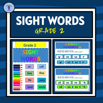 Preview of Language Foundations| Reading and Writing| Sight Words| Grade 2| Google Slide