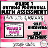GRADE 3 Ontario Provincial Math Test Practice - SELF CHECK