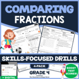 GRADE 4 COMPARING FRACTIONS: 4 Skills-Boosting Math Worksh