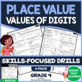 GRADE 4 PLACE VALUE: Skills-Boosting Math Worksheets | 4.NBT.1
