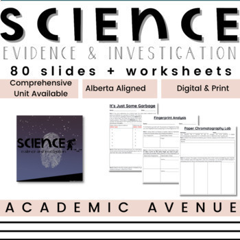Preview of GRADE 6 SCIENCE ALBERTA -  Evidence and Investigation