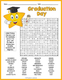 GRADUATION DAY Word Search Puzzle Worksheet Activity