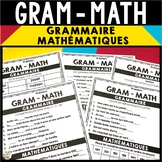 Activités de grammaire et de mathématiques - French Gramma