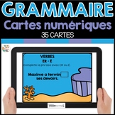 GRAMMAIRE - FRENCH BOOM CARDS™️  French Distance Learning