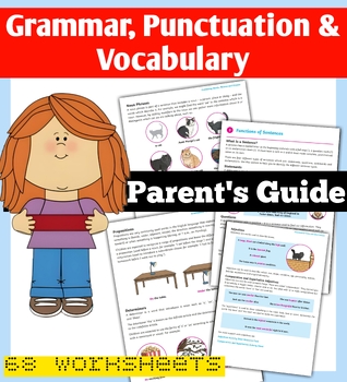 Preview of GRAMMAR A Parent's Guide to Grammar, Punctuation and Vocabulary Exam Prep