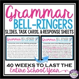 Grammar Bell Ringers - Editing Grammar, Punctuation, & Spe
