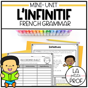 Preview of GRAMMAR MINI UNIT 10 | L'infinitif | The infinitive construction in French