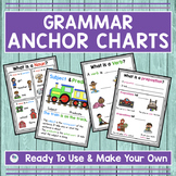 Grammar Anchor Charts | First Grade Grammar Worksheets