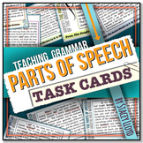 [GRAMMAR] Parts of Speech TASK CARDS