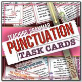 [GRAMMAR] Punctuation TASK CARDS