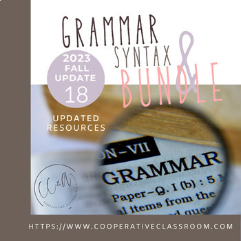 Preview of GRAMMAR & SYNTAX BUNDLE (*AP) SYNTACTIC LITERACY