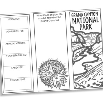 Preview of GRAND CANYON NATIONAL PARK Research Project | Virtual Field Trip Activity