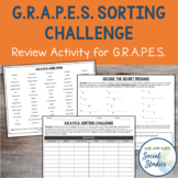 GRAPES Activity | Sorting Challenge