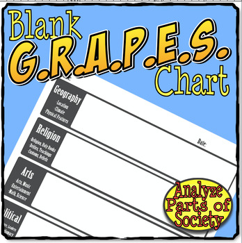 Preview of G.R.A.P.E.S. Chart (Graphic Organizer)