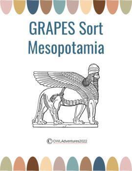 Preview of GRAPES Mesopotamia Sort