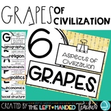 GRAPES Posters and Graphic Organizers: 6 Aspects of a Civi