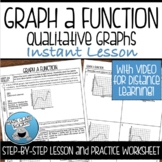 GRAPH A FUNCTION (QUALITATIVE GRAPHS) GUIDED NOTES AND PRACTICE