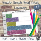 GRAPHING DATA Simple Picture Column Bar Graph Blank Scaffo