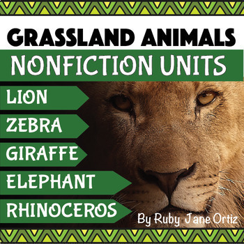 Grassland Animals Teaching Resources | TPT